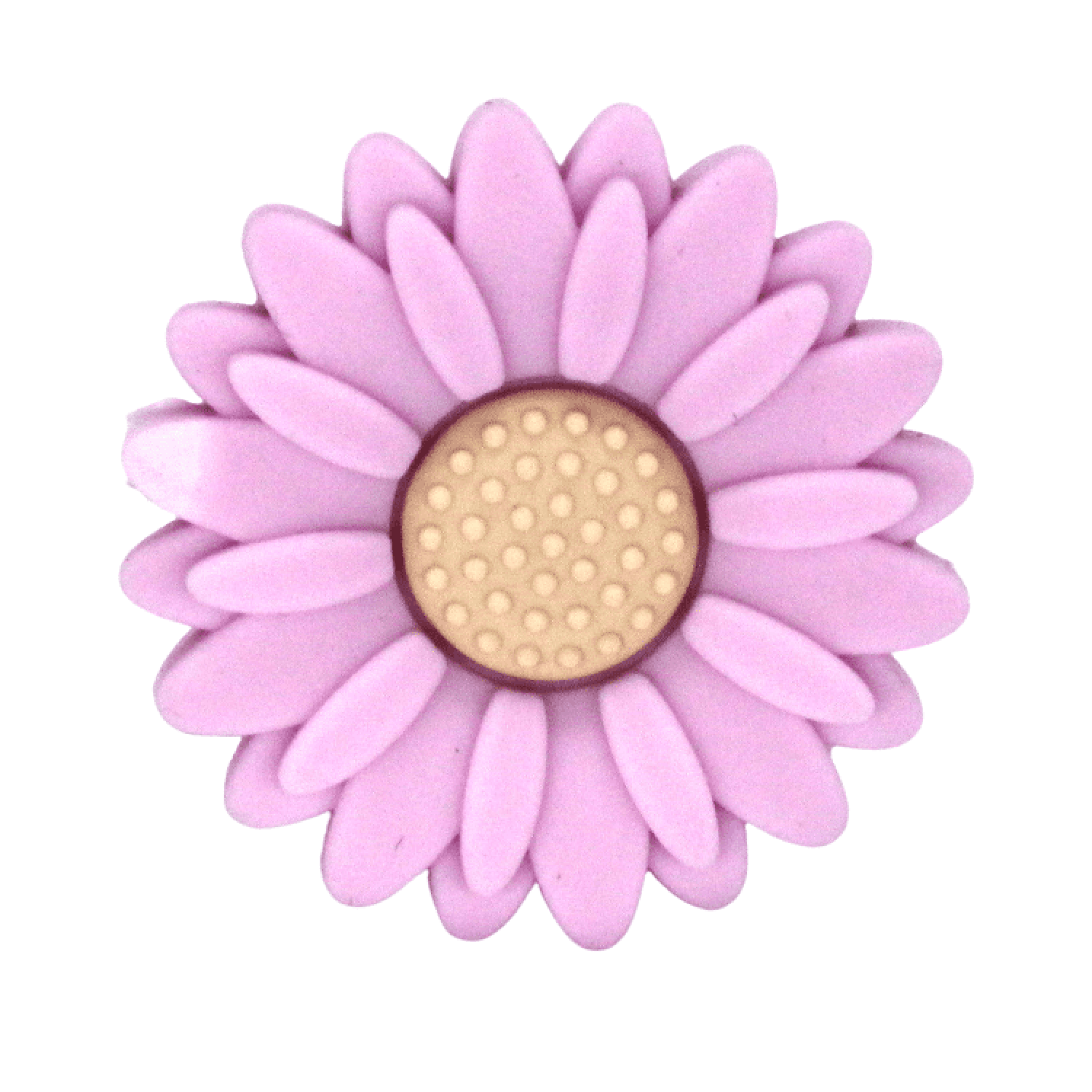 Silikon Motivperle Sonnenblume (Groß) | Flieder