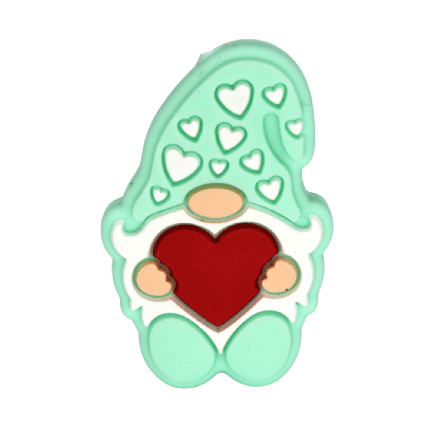 Silikon Motivperle Zwerg | Mint Silikon Motivperle Zwerg | Mint