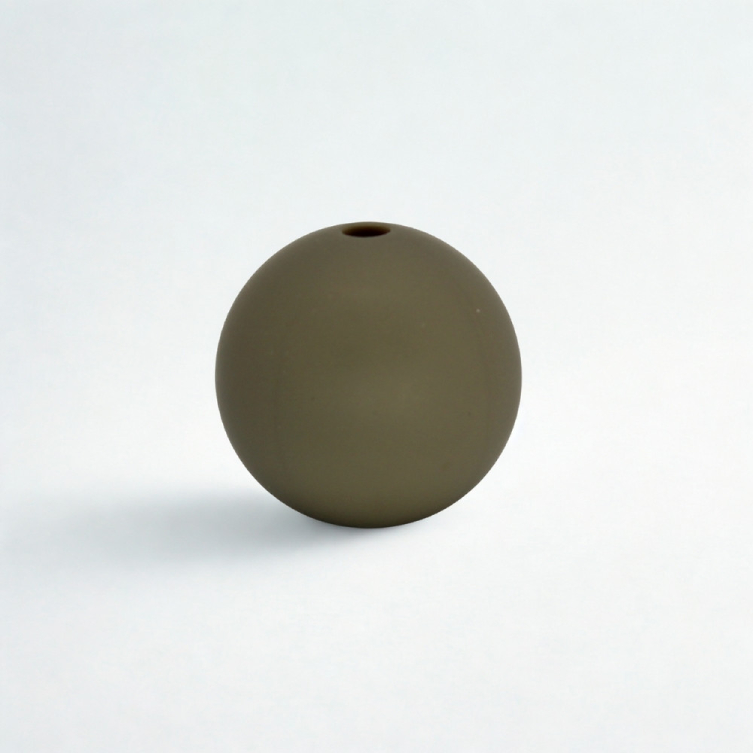 Silikonperlen 15mm "Taupe"