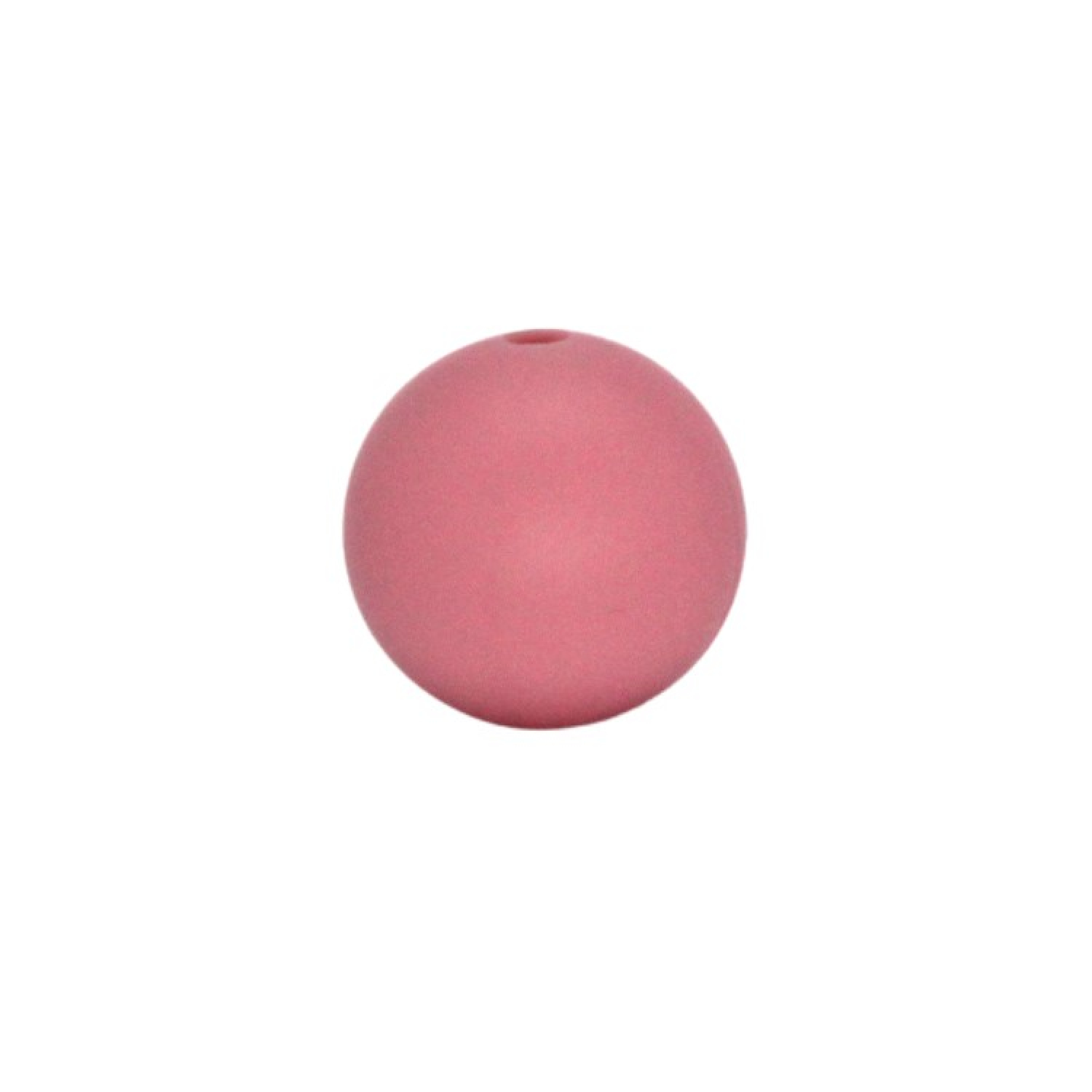 Silikonperlen 15mm "Antik Rosa"