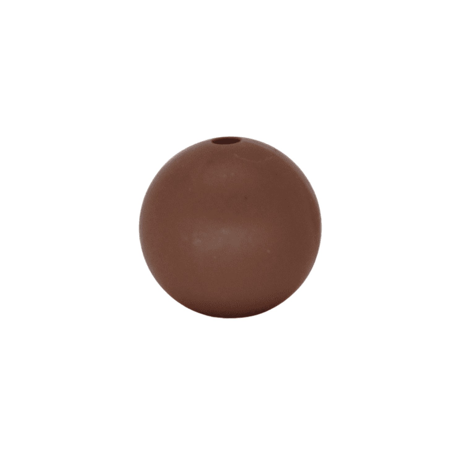 Silikonperlen 15mm "Brownie"