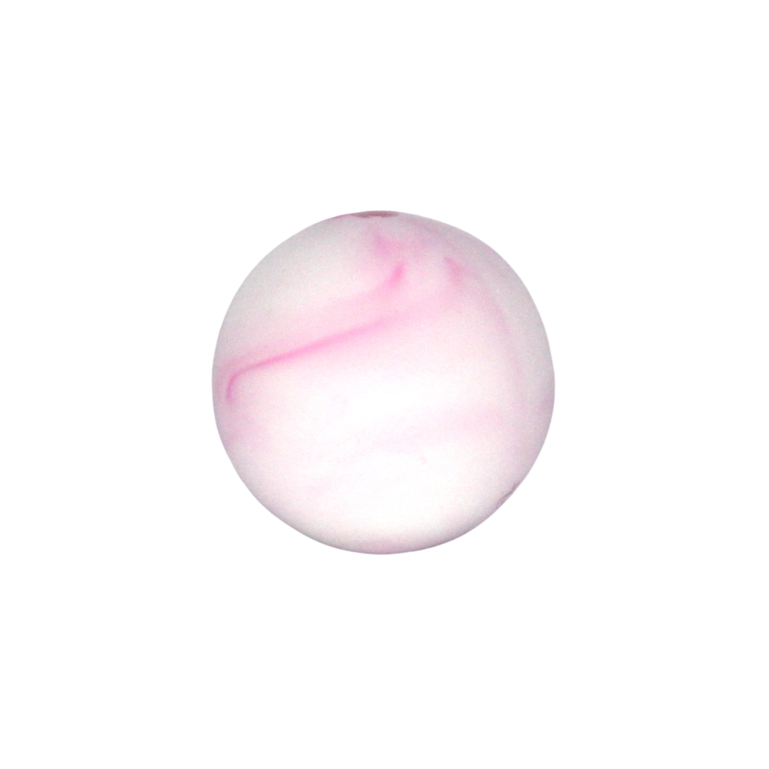 Silikonperlen 15mm "Marble Pink"