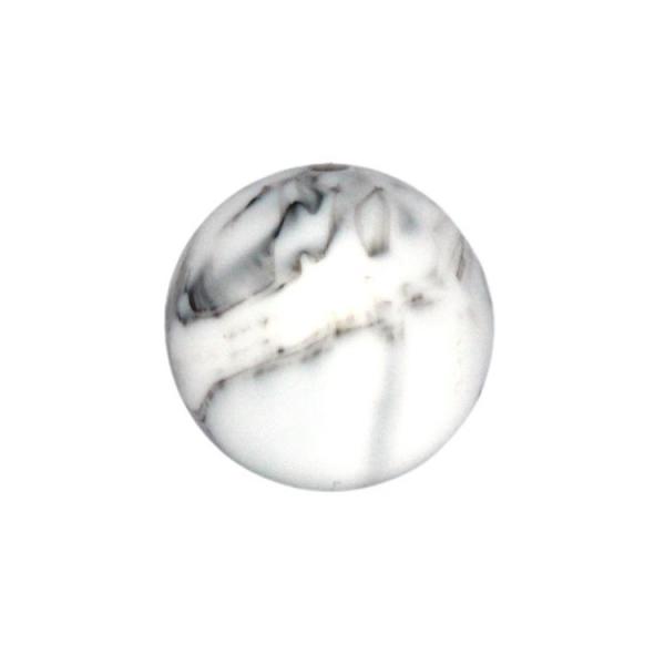 Silikonperle 19mm | Marble