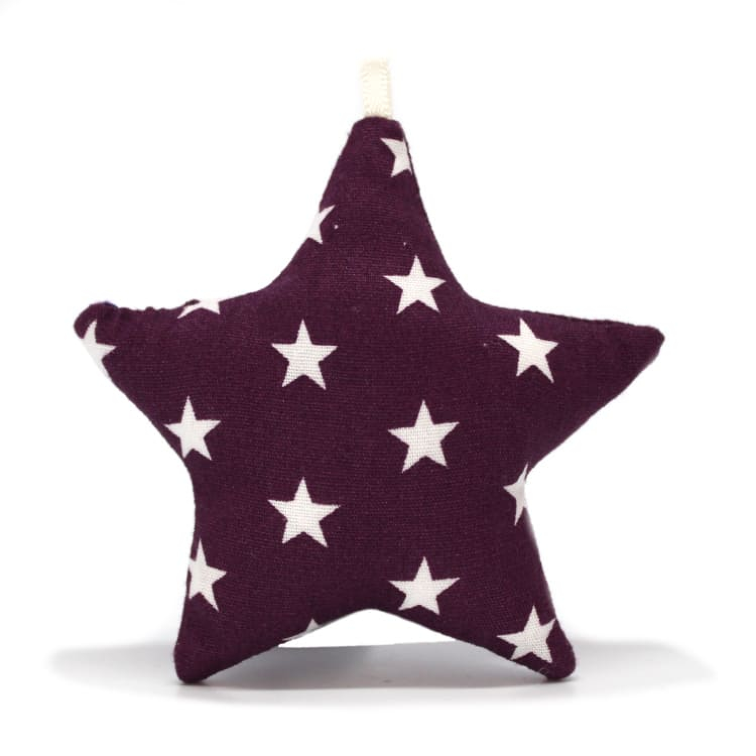 Stoffanhänger Stern | Purpur