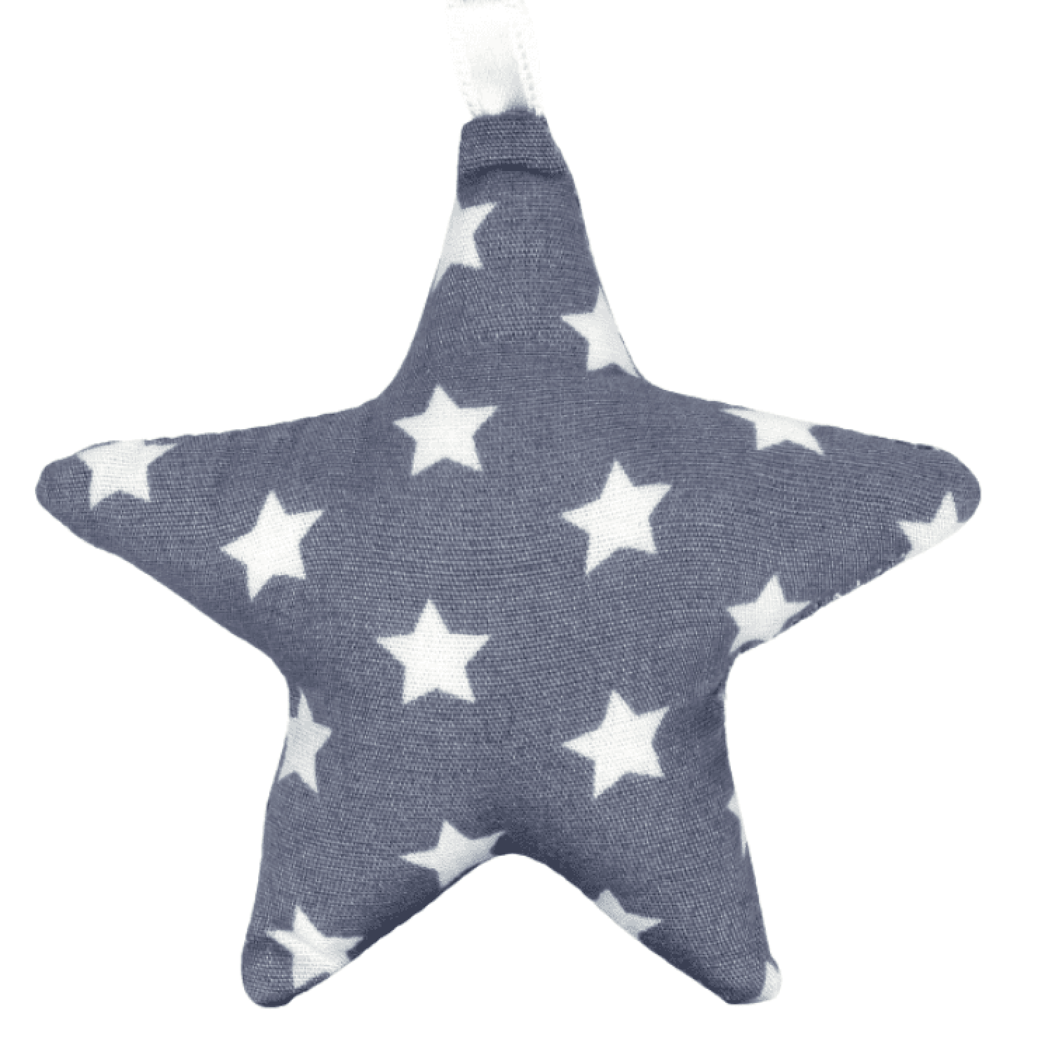 Stoffanhänger Stern | Grau