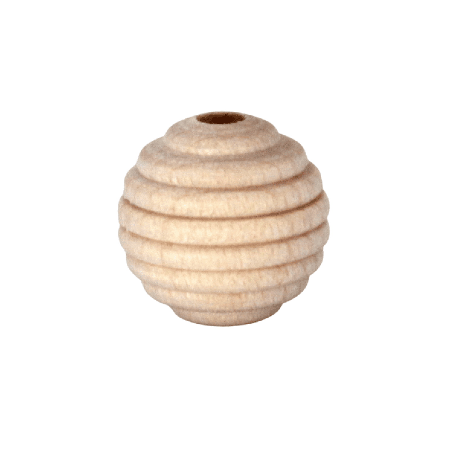Rillenperle Naturholz - Ahorn | 12mm