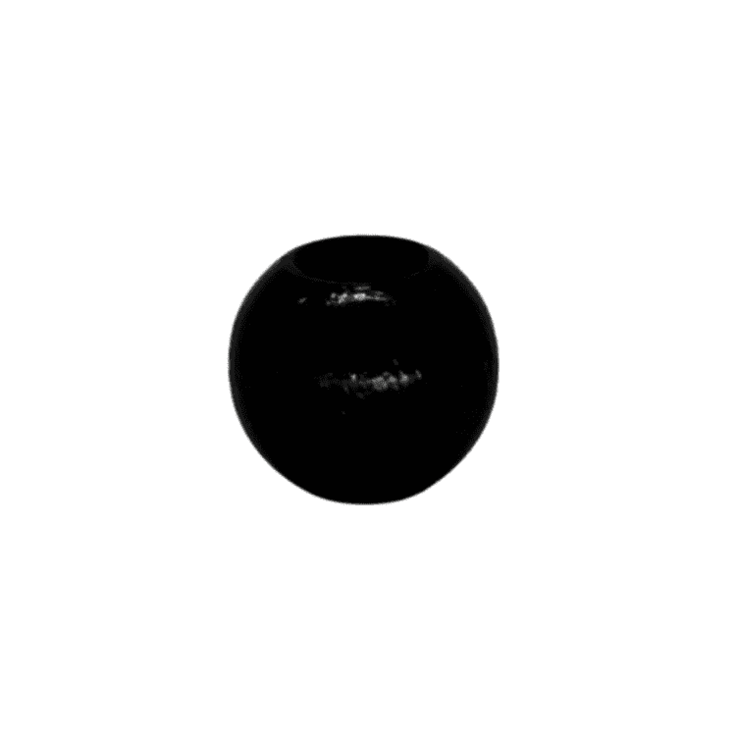 Holz Sicherheitsperle 10mm | Schwarz