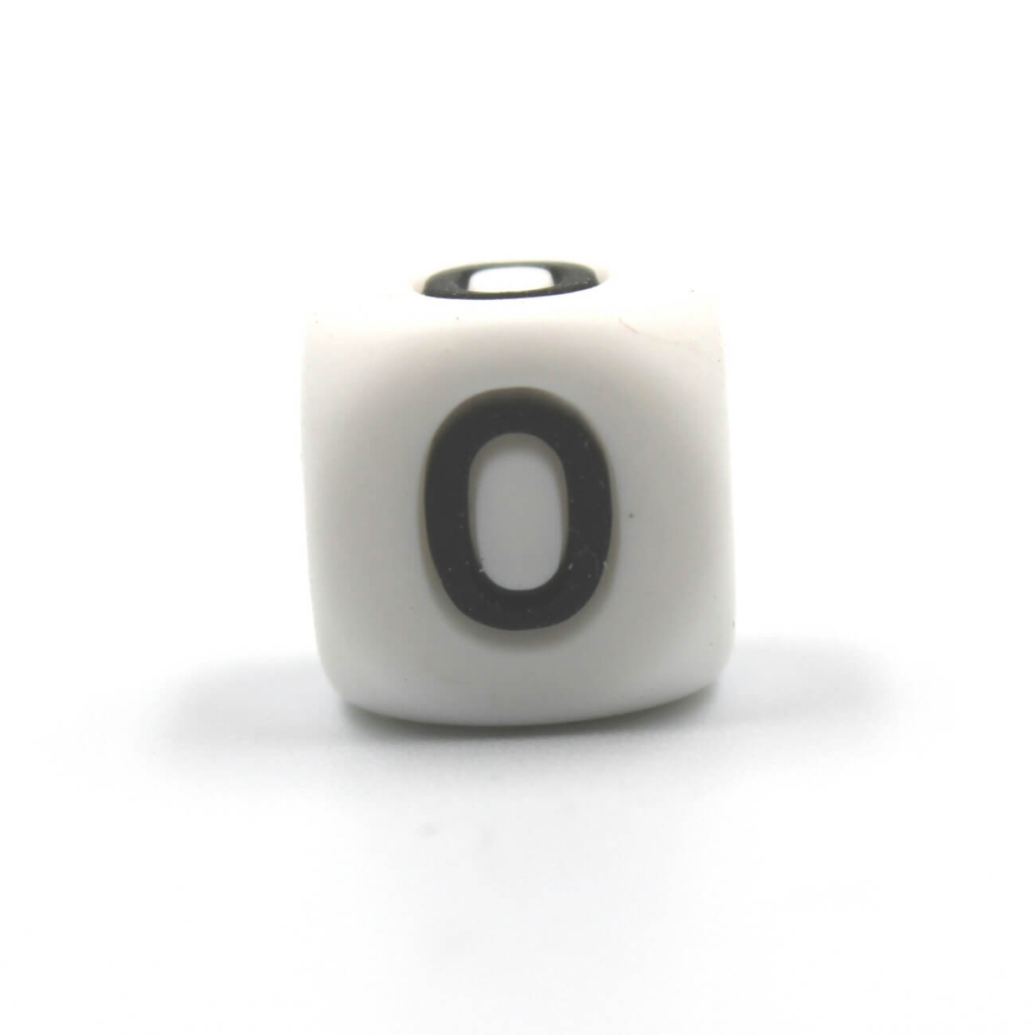 Zahlen-Silikonperle 12mm "0"