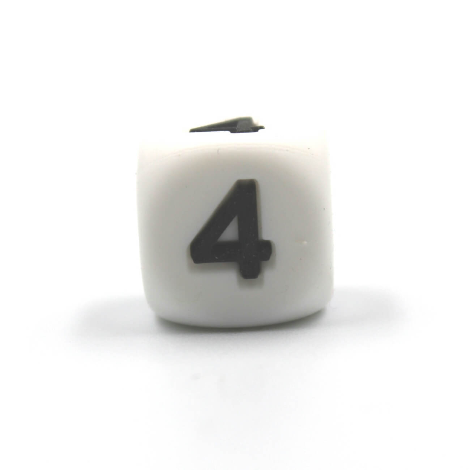 Zahlen-Silikonperle 12mm "4"