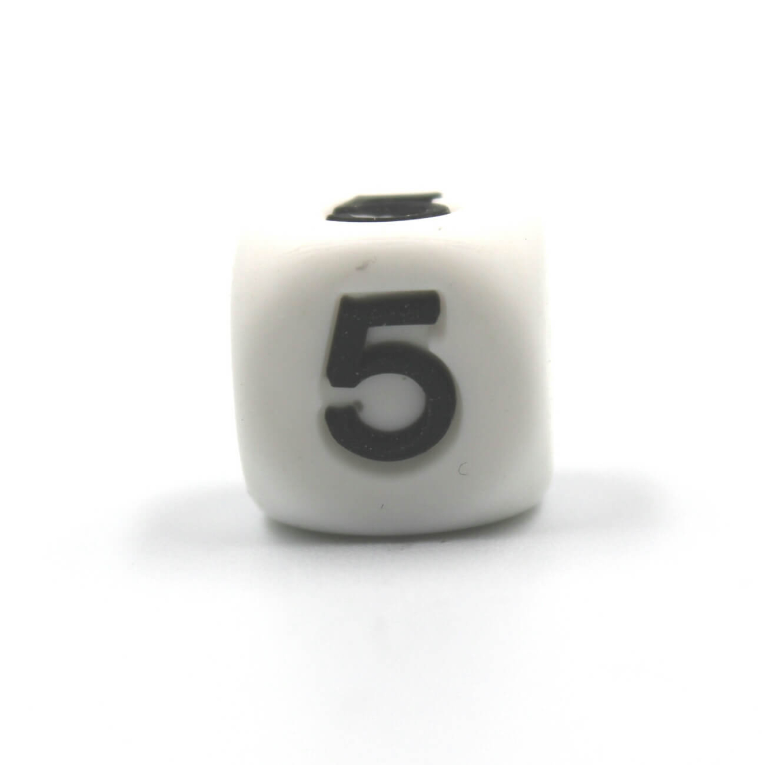 Zahlen-Silikonperle 12mm "5"