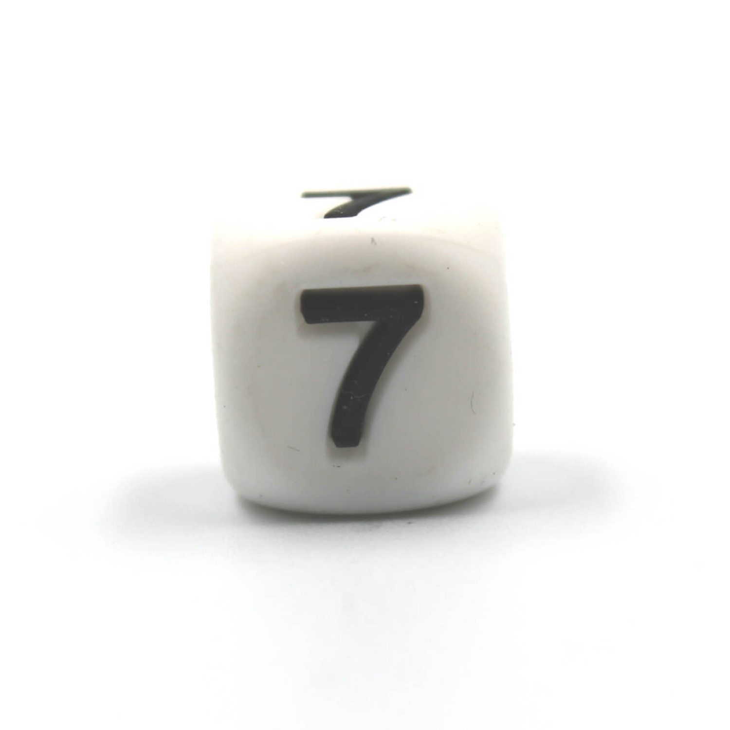 Zahlen-Silikonperle 12mm "7"